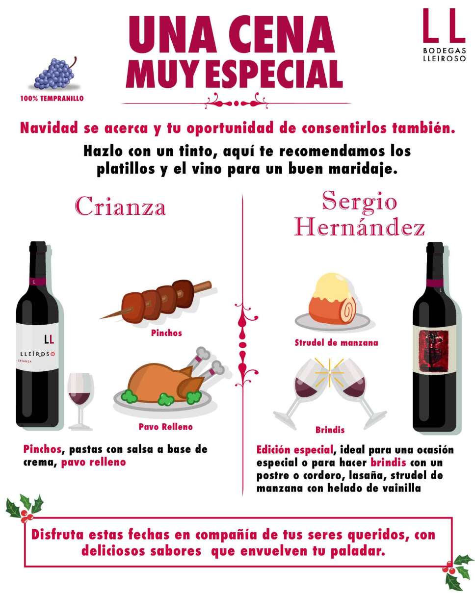 Lleiroso cena especial