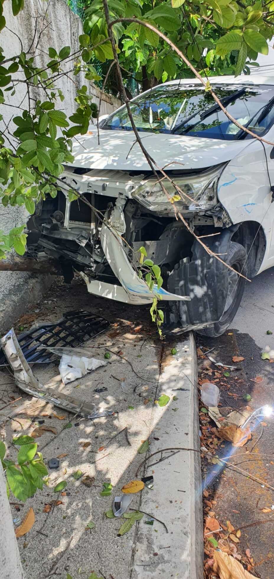 Se registra accidente vehicular en Cancún