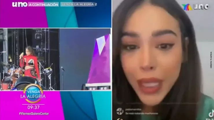 VIDEO: Danna Paola rompe en llanto por triste motivo: “No puedo”.