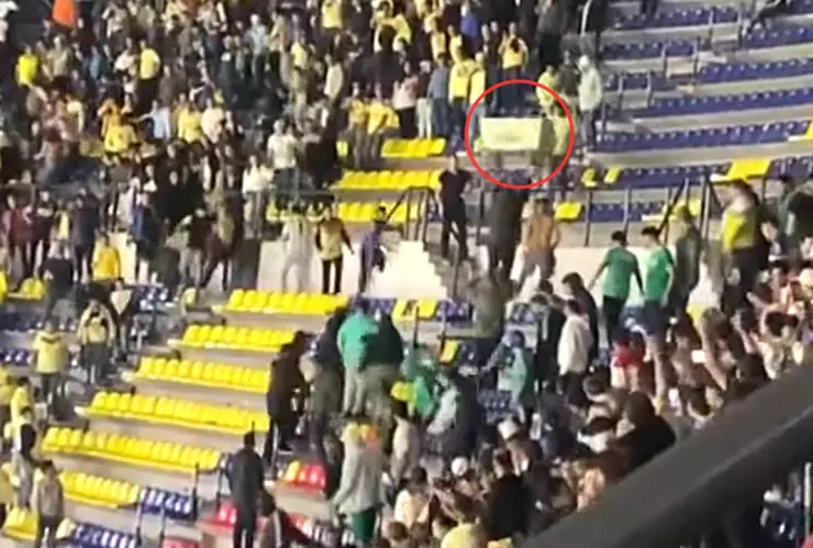 Estadio Azteca pelea