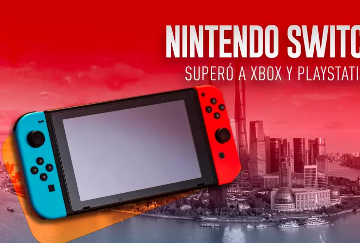 Nintendo switch superó a xbox y playstation en china