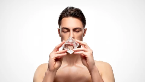 ¿Cómo usar hielo en la cara?: rutina de skincare antiedad y acné