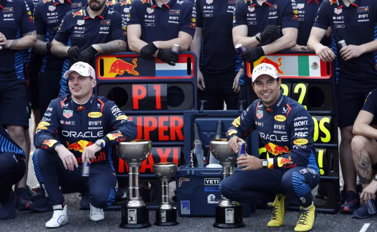 Verstappen y Checo Pérez