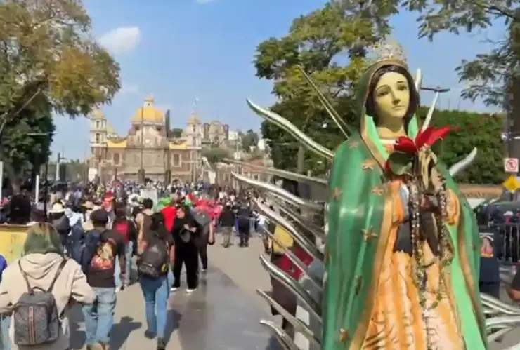 Marchas y eventos hoy 12 de diciembre 2025 en CDMX: Día de la Virgen y conciertos