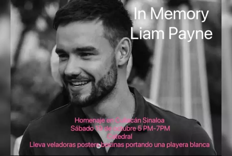 Homenaje a Liam Payne en Culiacán