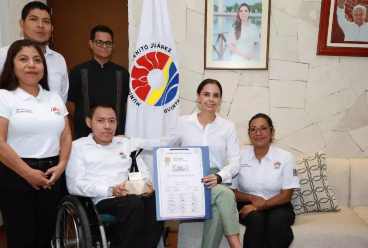 Otorgan el “Premio Ciudad Incluyente” al Ayuntamiento de Benito Juárez