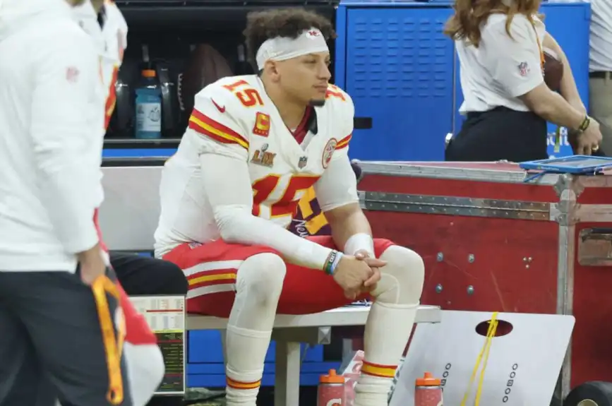 Patrick Mahomes no apareció en el Super Bowl 2025