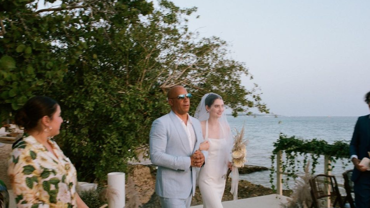 La hija de Paul Walker se casó y Vin Diesel la entregó en el altar