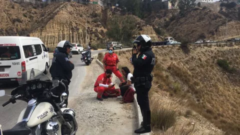 Volcadura de vehículo en Tijuana