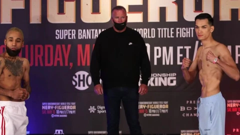 Luis Pantera Nery vs Brandon Figueroa pesaje