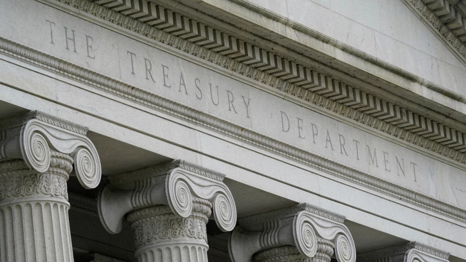 Edificio del Departamento del Tesoro de EU.