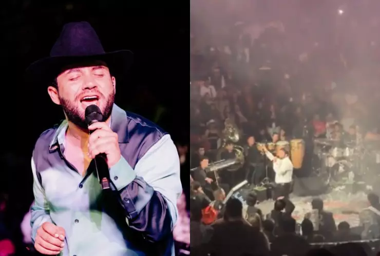 VIDEO | Luis R. Conriquez es abucheado tras negarse a cantar corridos; el escenario terminó destrozado