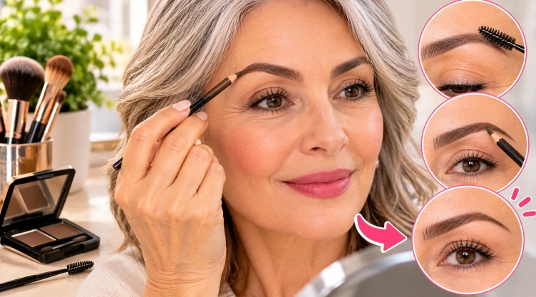 Cómo maquillar las cejas después de los 50