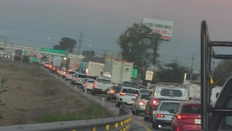 Reporte vial en la México-Querétaro 21 abril