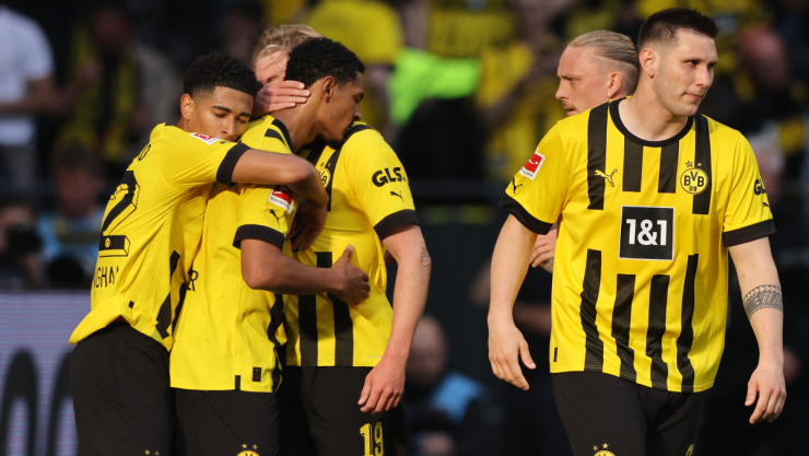 Jude Bellingham con el Borussia Dortmund