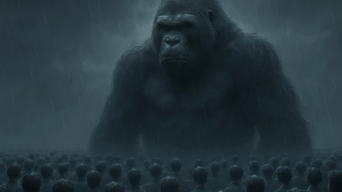 ¿Podrían 100 hombres vencer a un solo gorila?