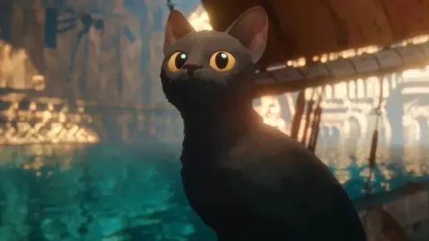 El personaje principal de Flow, ganadora del Oscar a Mejor Película Animada en 2025.