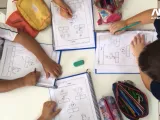 Niños en clase