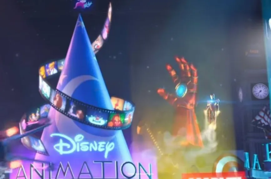 La película Wifi Ralph incluyó en varias de sus escenas a personajes de otras películas animadas, así como marcas y mucho más. | Estreno Platinum por Azteca 7