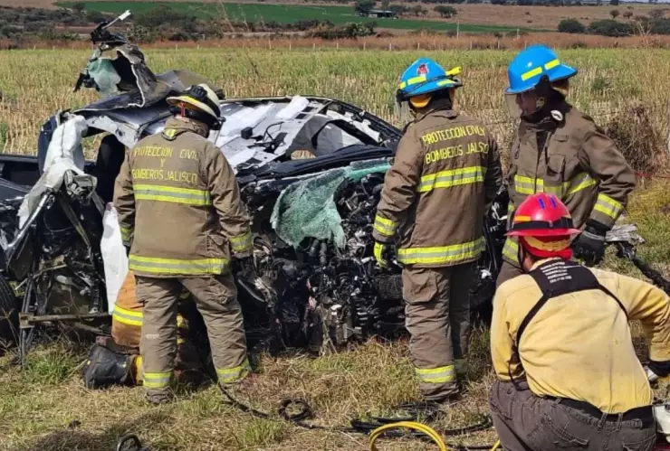accidente en autopista de Jalisco