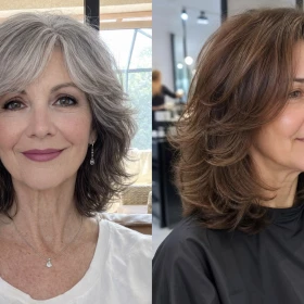 5 cortes de cabello por capas para mujer mayor