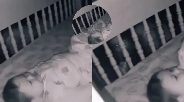 Aterrador video muestra a una bruja asechando a un bebé.jpg