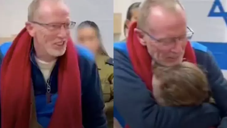VIDEO_ Niña fue liberada como rehén de Hamás y se reencuentra con su padre