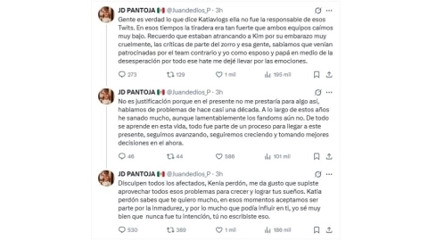 Tras años de RIVALIDAD a muerte, Juan de Dios Pantoja le pide PERDÓN a Kenia Os en controversial mensaje