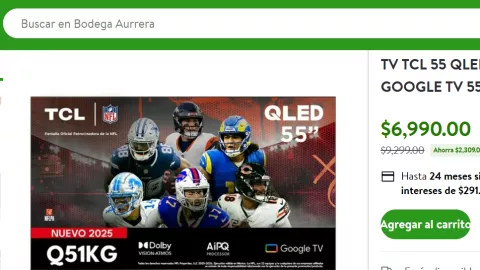 Bodega Aurrera TCL oferta