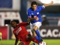 Javier Aquino con Cruz Azul en 2010, año de su debt