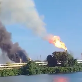 Incendio en refinería de Dos Bocas, Tabasco