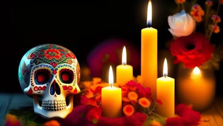 Altar de muertos en México