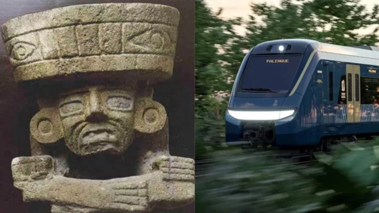 INAH encuentra cabeza del Dios Kauil en construcciones del Tren Maya