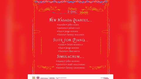 John Zorn se presentará en el Teatro de la Ciudad Esperanza Iris junto a artistas invitados