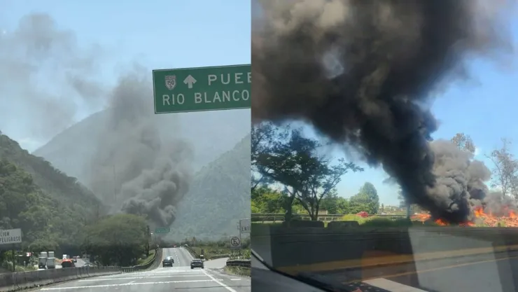 ¿Hay un incendio en la autopista Puebla-Orizaba hoy 19 julio 2026? Cierre vial