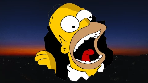 Apagón masivo noviembre 17 2024 los simpson