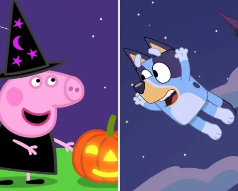 Capítulos de la caricatura de Peppa Pig y Bluey para ver en Halloween