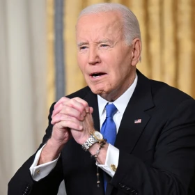 Joe Biden da su último discurso como presidente de Estados Unidos.
