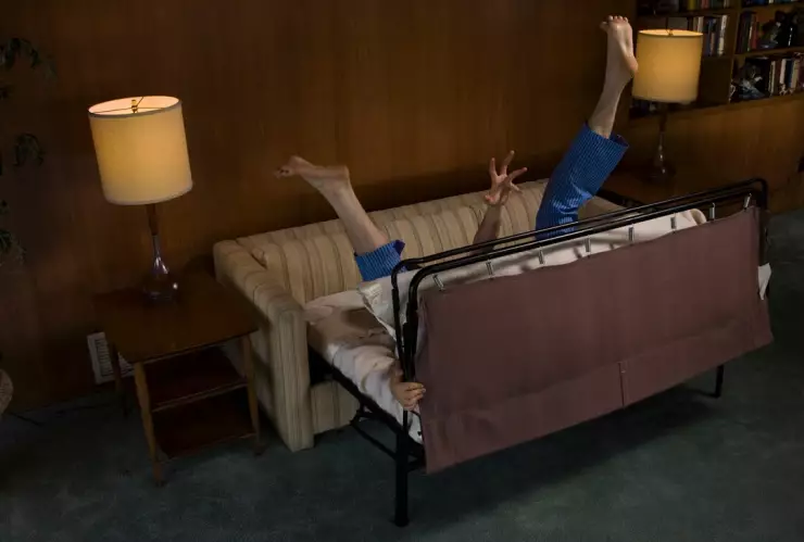 El sofá cama plegable que se encuentra en oferta en Walmart