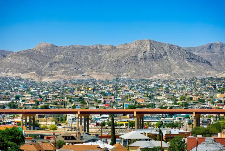 Postal de El Paso, en Texas