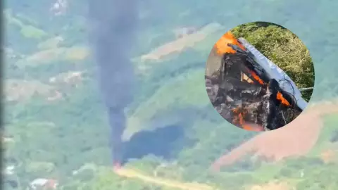 Choque de avionetas en Durango_ dos aeronaves chocan en el _Triángulo Dorado; video