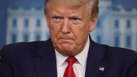 El presidente de EU, Donald Trump