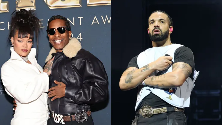 Rihanna, A$AP Rocky y Drake
