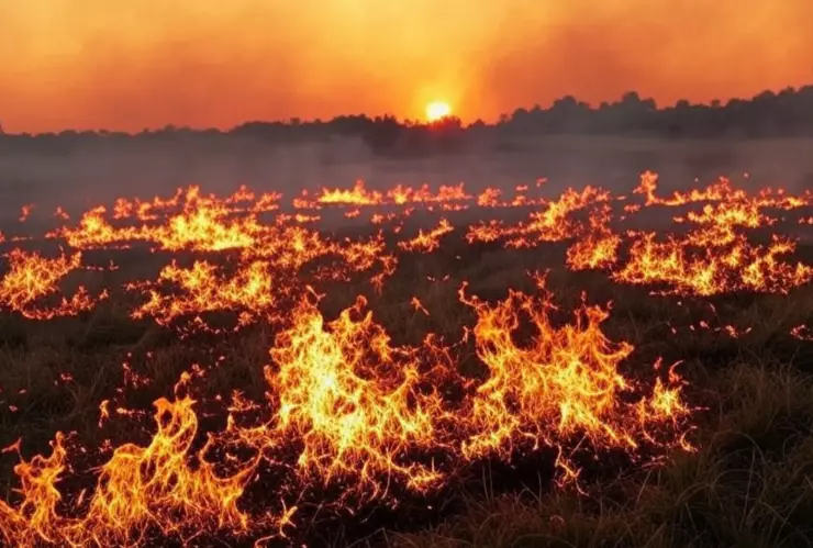 Incendio en yonke de Salvatierra consume ocho vehículos; cierran carretera a Yuriria por varias horas, 4 marzo 2025.png