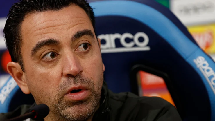 Xavi Hernández, técnico del Barcelona