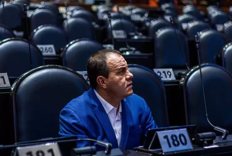 cuautemoc blanco en la cámara