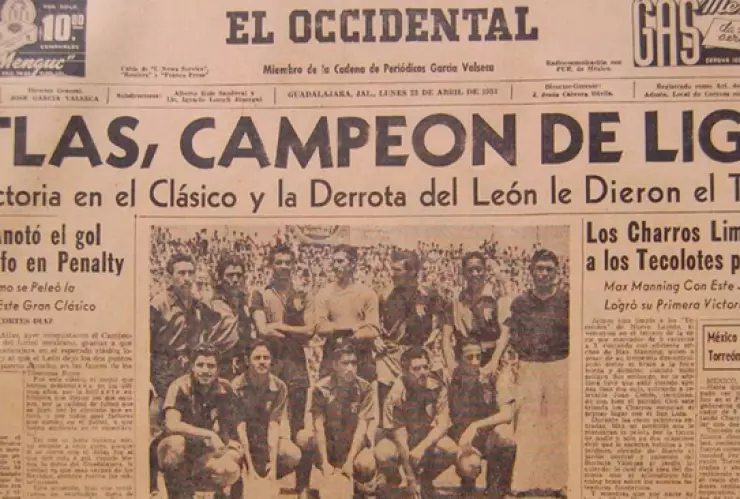 Atlas campeón 1951 Liga MX