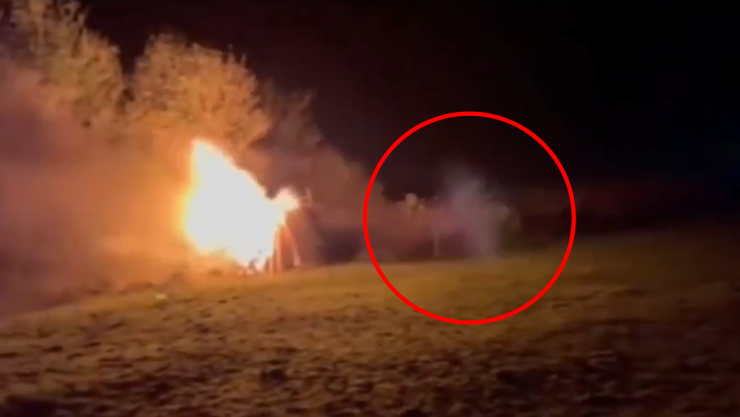 Fantasma en incendio