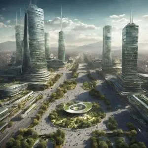 Ciudad de México en el futuro, según IA