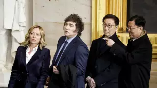 mandatarios_invitados_investidura_donald_trump_Giorgia_Meloni_ Javier_Milei_Han_Zheng